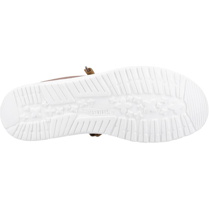 HEYDUDE Wally Craft Suede Shoe Brown