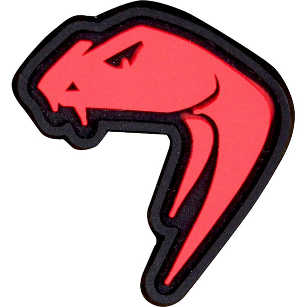 Viper Rubber logo patch Venom Red