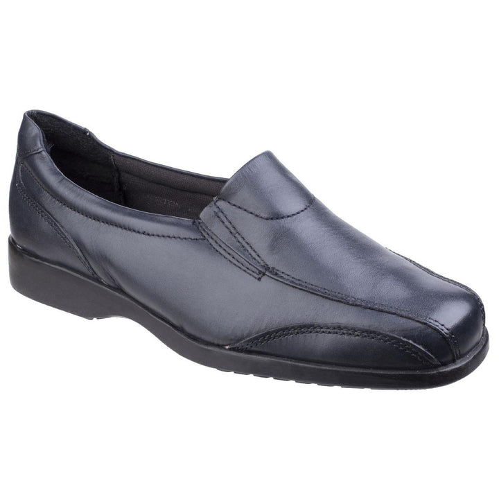 Amblers Merton Ladies Slip-On Shoe Navy