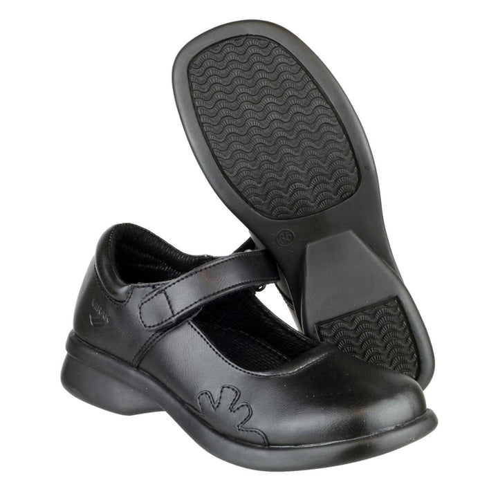 Mirak Connor Girls Back to School Shoe Black