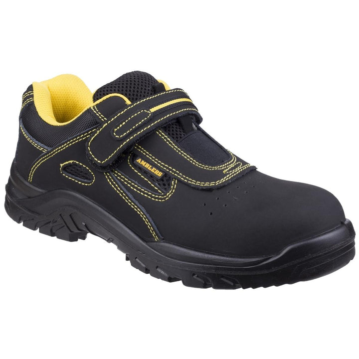 Amblers Safety FS77 Breathable Touch Fastening Safety Trainer Black