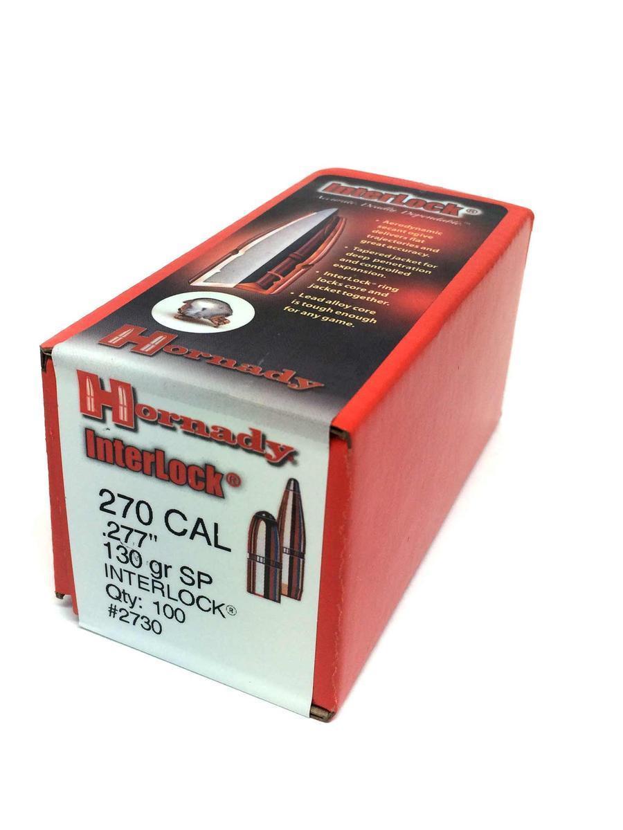 Hornady 270 Cal .277 130 gr InterLock® SP