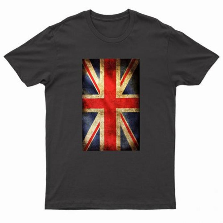 Urban Road Adults Printed British Flag Union Jack Grunge T-S