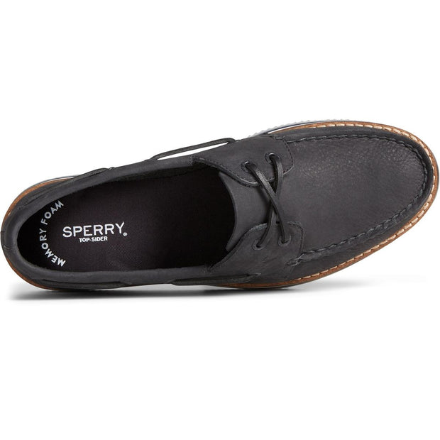 Sperry Authentic Original Stacked Boat Shoe Black