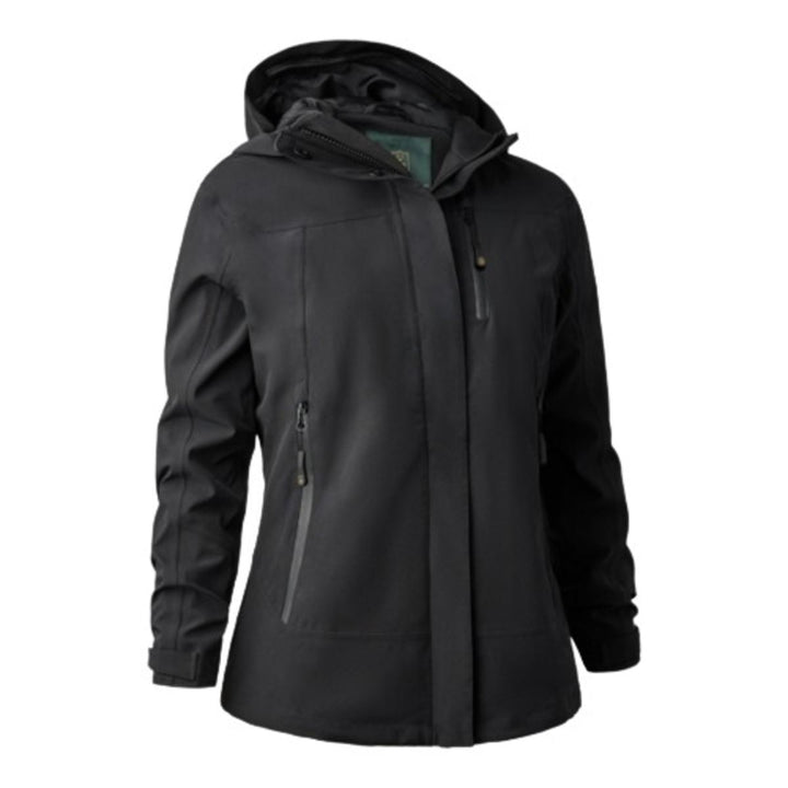Deerhunter Lady Sarek Shell Jacket with hood - Black