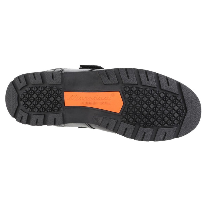 US Brass Kirk Single Touch Fastening Apron fronted Padded Collar Black