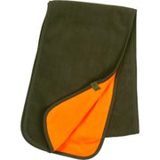 Seeland Reversible fleece scarf Pine green/Hi-Vis orange