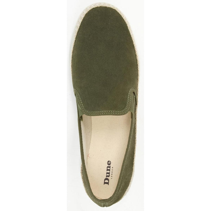 Dune Fransisco Plimsolls Khaki