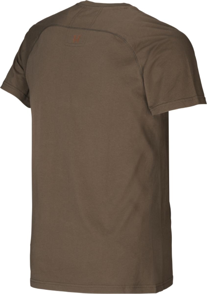 Harkila logo t-shirt 2-pack Willow green/Slate brown