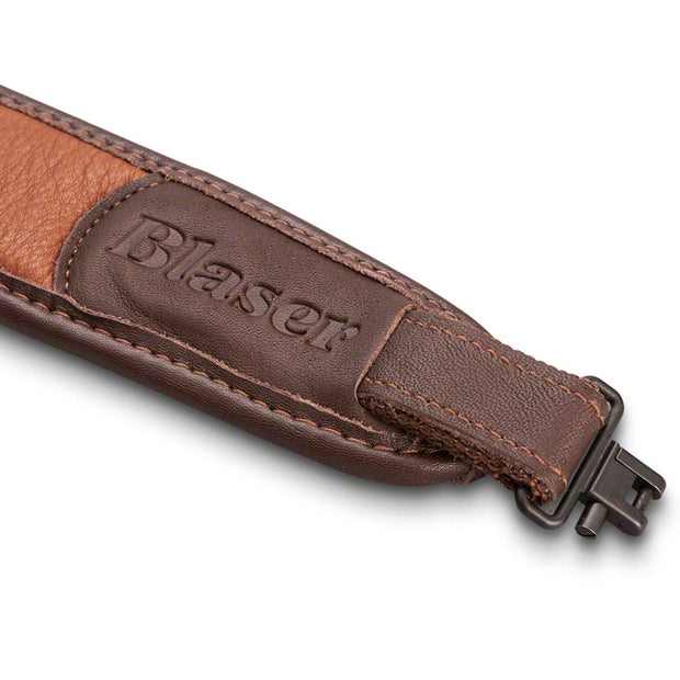 Blaser Rifle Sling Leather Brown (with swivels)