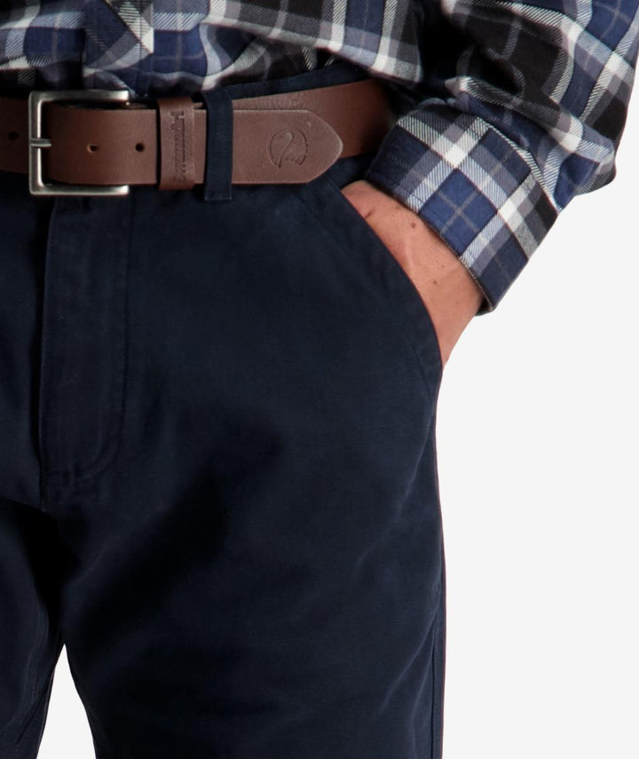 Swanndri Bedrock Canvas Work Pants Navy