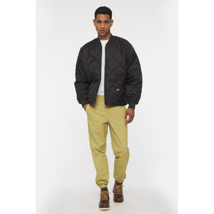 Dickies Diamond Quilted Nylon Jacket Black