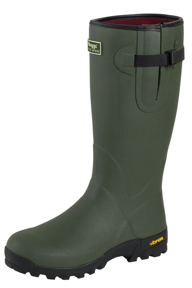 Hoggs of Fife Field Sport Neoprene-Lined Rubber Boots Field Green