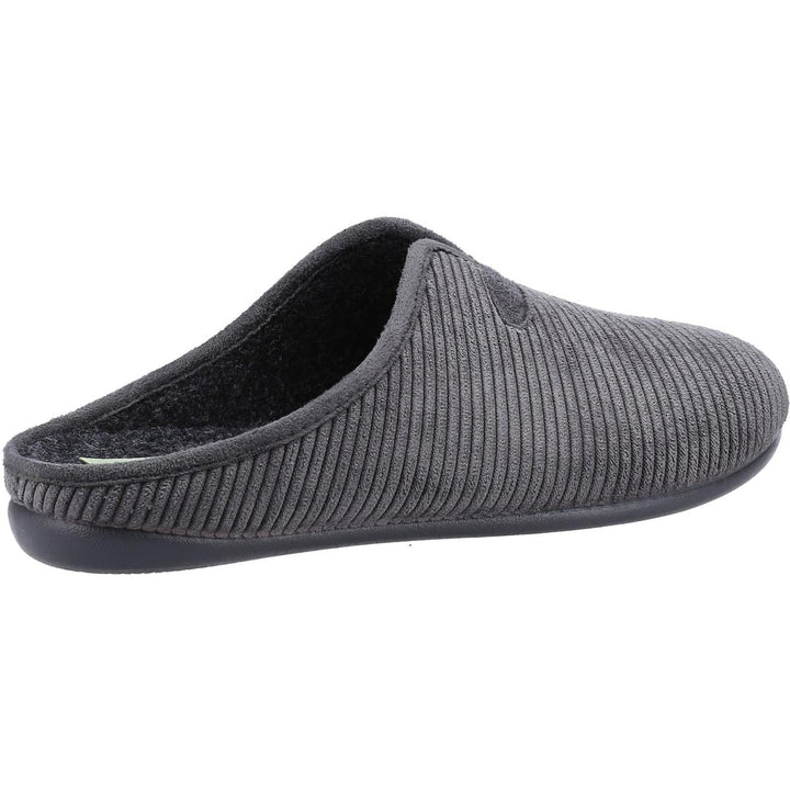 Cotswold Blackbird Mule Slipper Grey