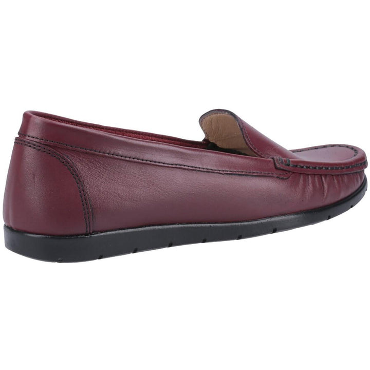 Fleet & Foster Tiggy Slip On Loafer Wine – view 3