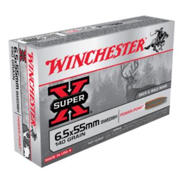 Winchester 6.5x55  Swed Winchester 140gr Power-Point (20pk)