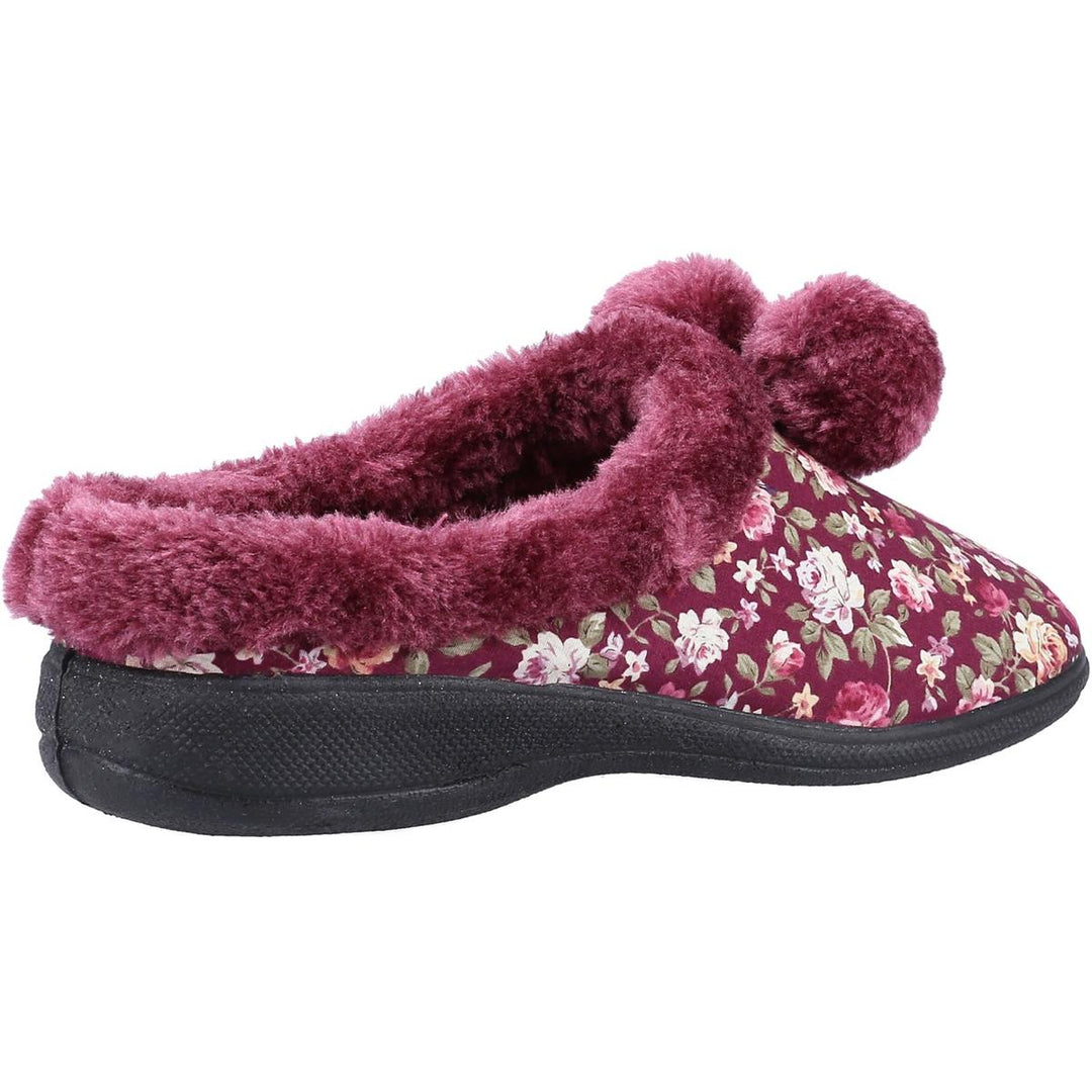 Fleet & Foster Buzzard Mule Slipper Burgundy