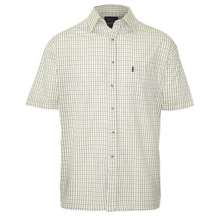 Champion Mens Champion Short Sleeve Tattersall Shirt