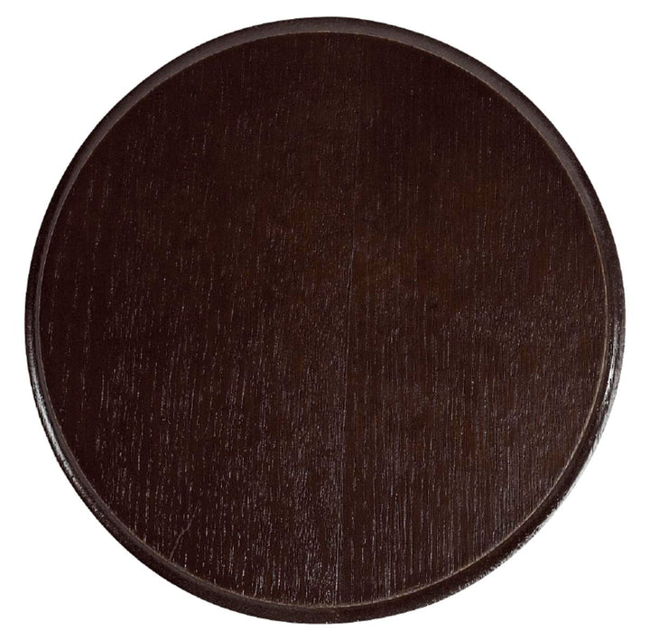 Decoy Wild boar trophy plate Dark wood dia. 16 cm