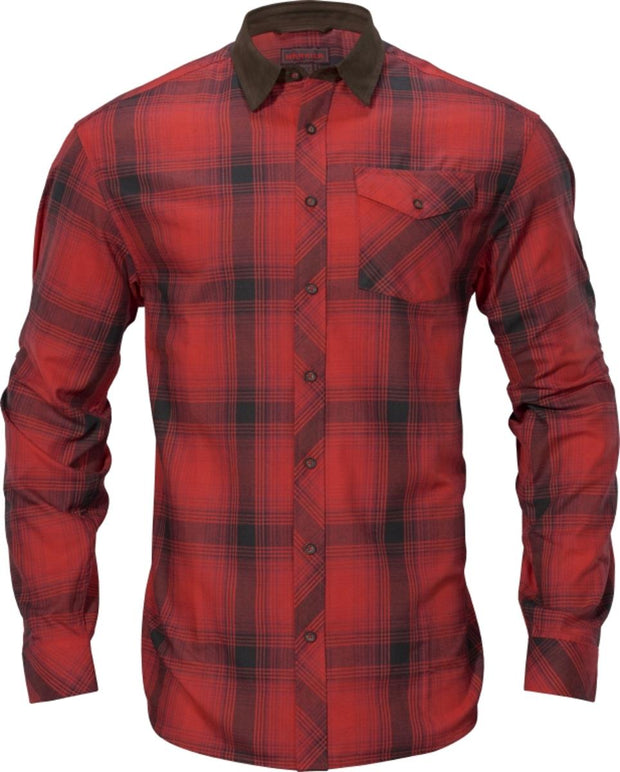Harkila Driven Hunt flannel shirt Red/Black check