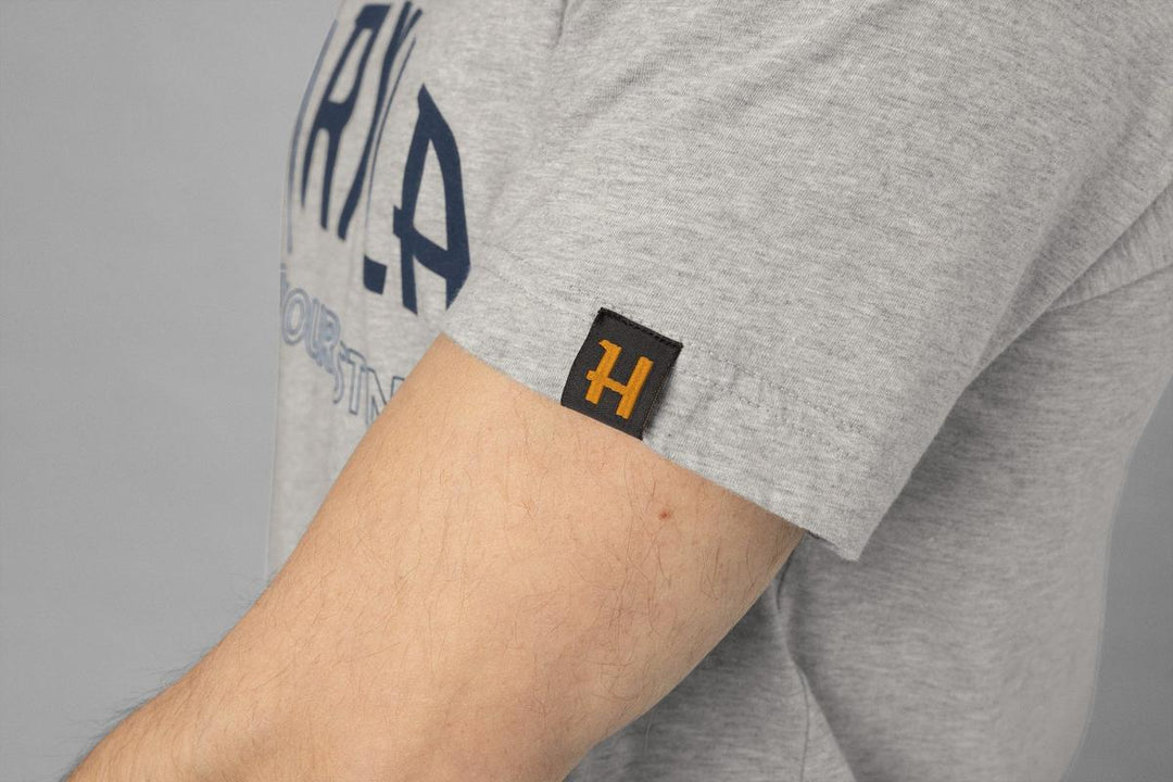 Harkila Modi melange S/S t-shirt Light grey melange