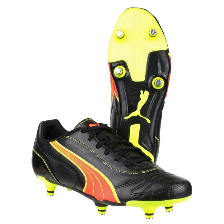 Puma Kratero Screw-In Boot Black/Yellow/Orange