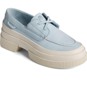 Sperry Platform Boat Shoes Blue