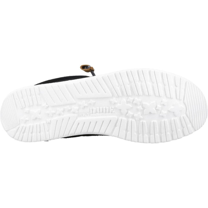 HEYDUDE Wally Craft Suede Shoe Black