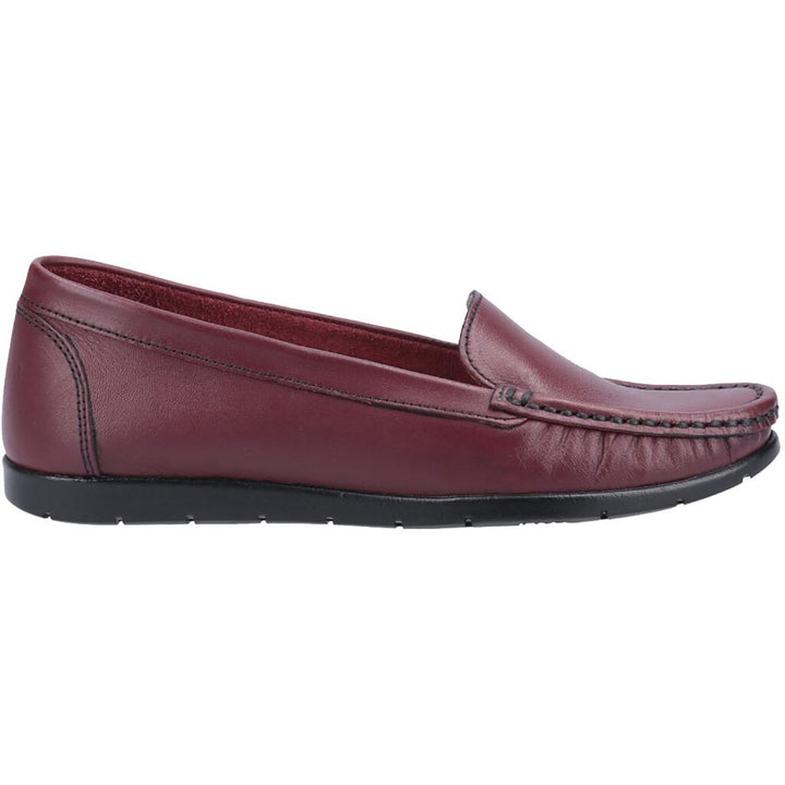 Fleet & Foster Tiggy Slip On Loafer Wine – view 4