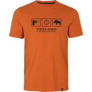 Seeland Lanner T-shirt Gold Flame