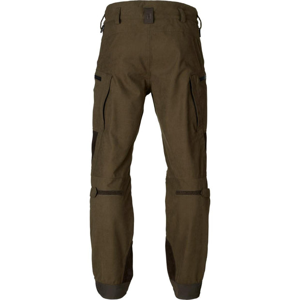 Harkila Driven Hunt HWS leather trousers - Willow green/Shadow brown