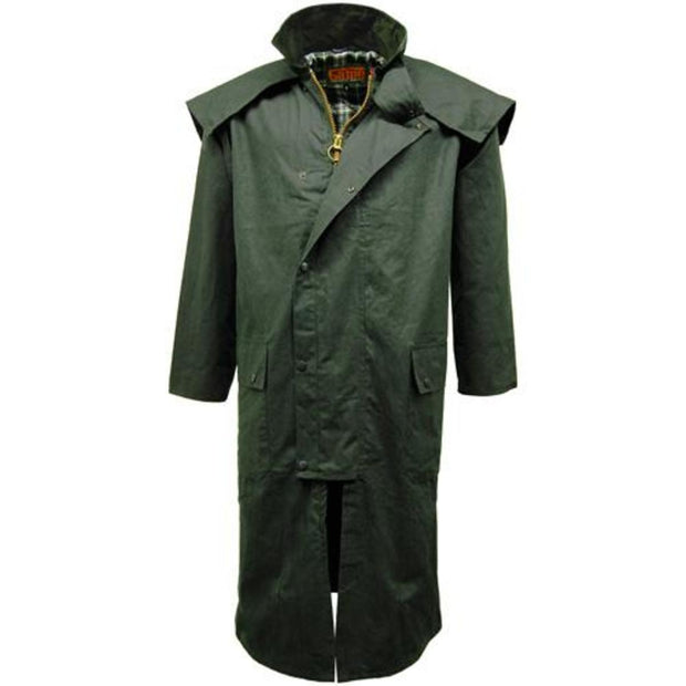 Game Wax Stockman Long Cape Olive