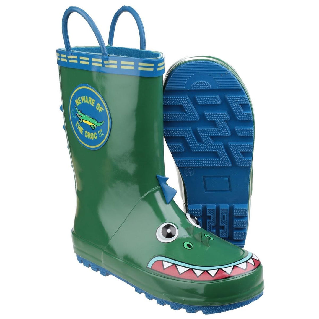 Cotswold Puddle Waterproof Pull On Boot Crocodile – view 5