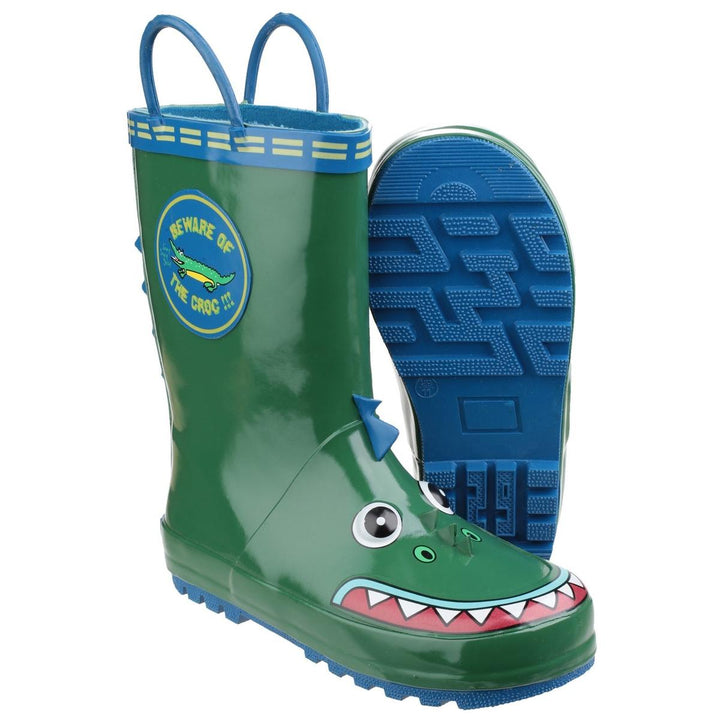 Cotswold Puddle Waterproof Pull On Boot Crocodile – view 5
