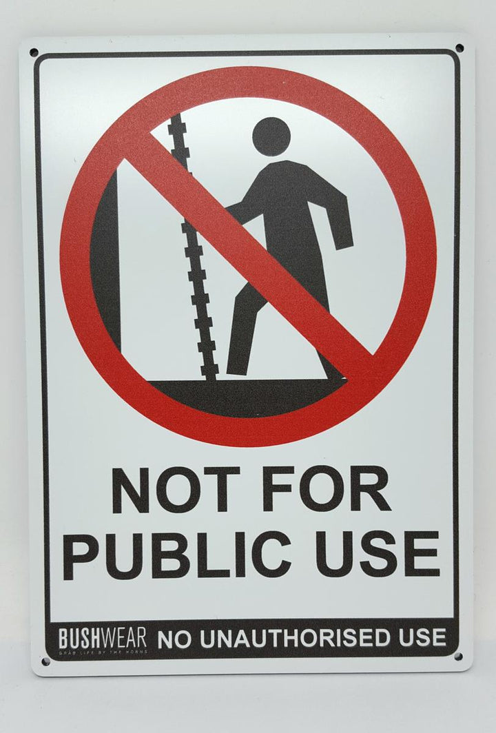 BushWear Highseat Sign