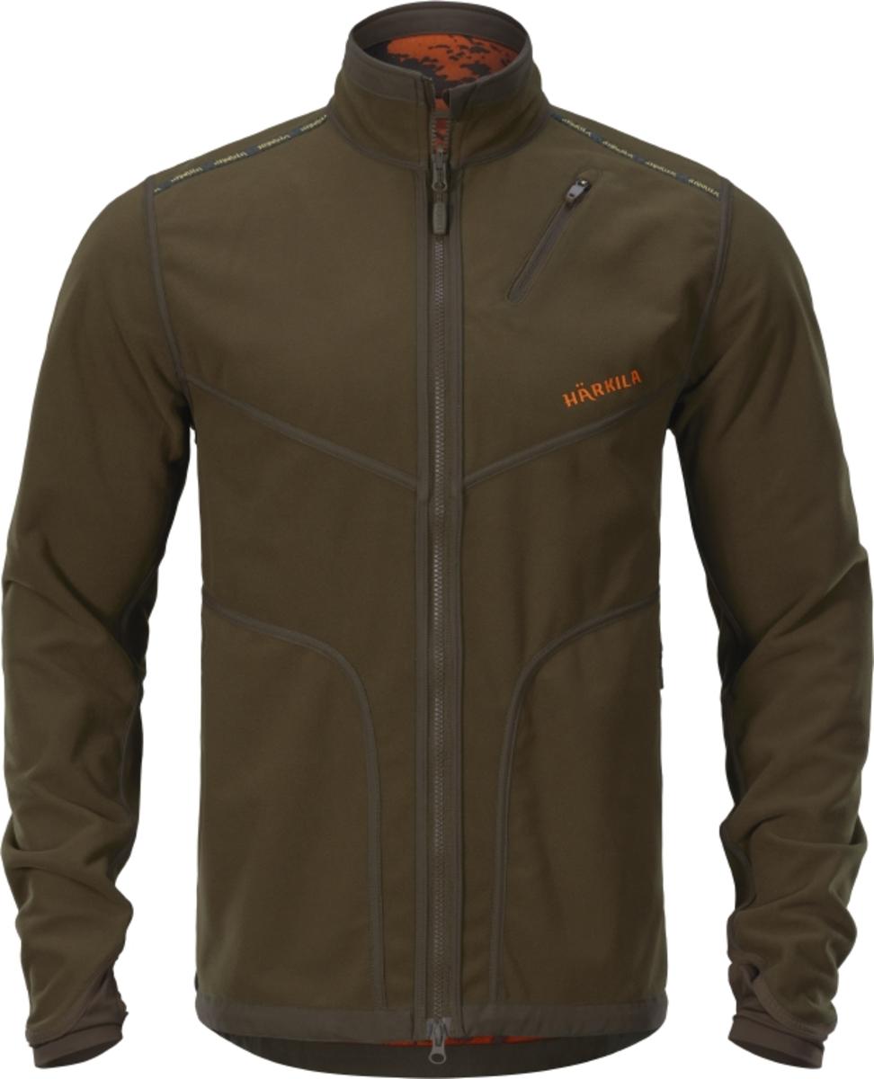 Harkila Wildboar Pro Reversible WSP jacket  Willow green/AXIS MSP Orange Blaze