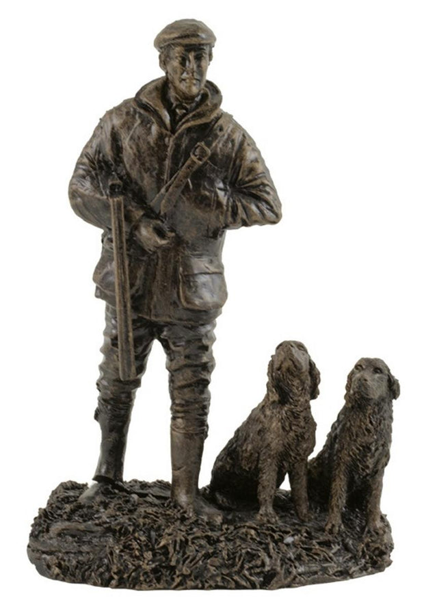Bisley Patina Bronze Sculpture Out With The Spaniels