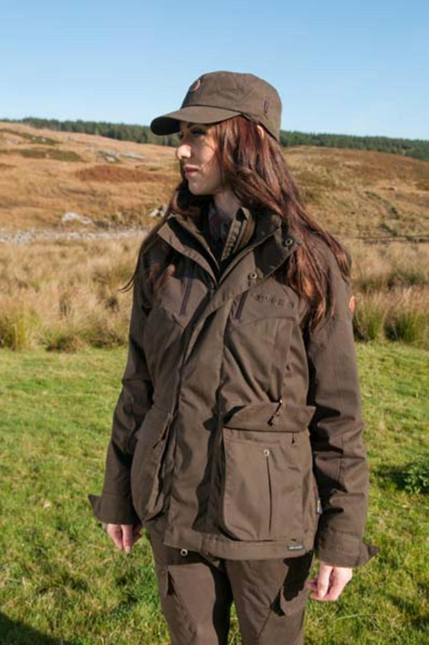 ShooterKing Highland Jacket Ladies Dark Olive/Brown
