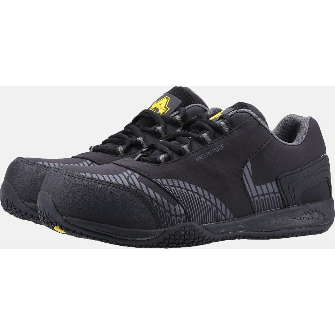 Amblers Safety FS29C Waterproof Metal Free Non Leather Safety Trainer Black