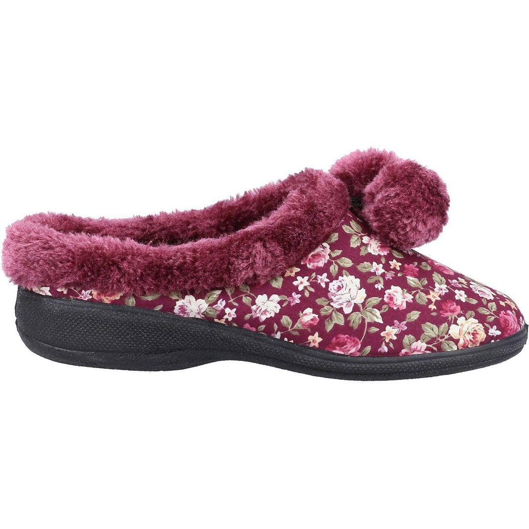 Fleet & Foster Buzzard Mule Slipper Burgundy