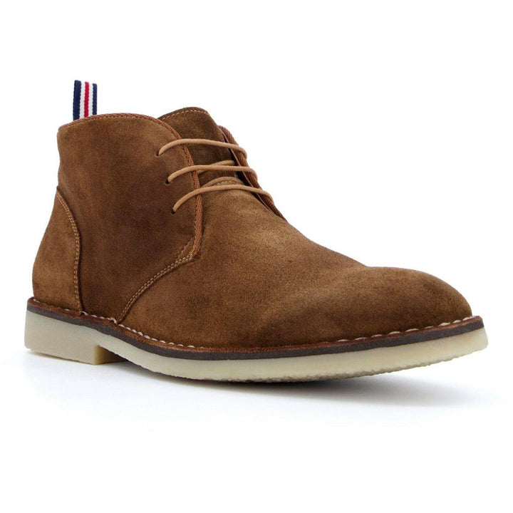 Dune Cash Lace Up Desert Boots Tan
