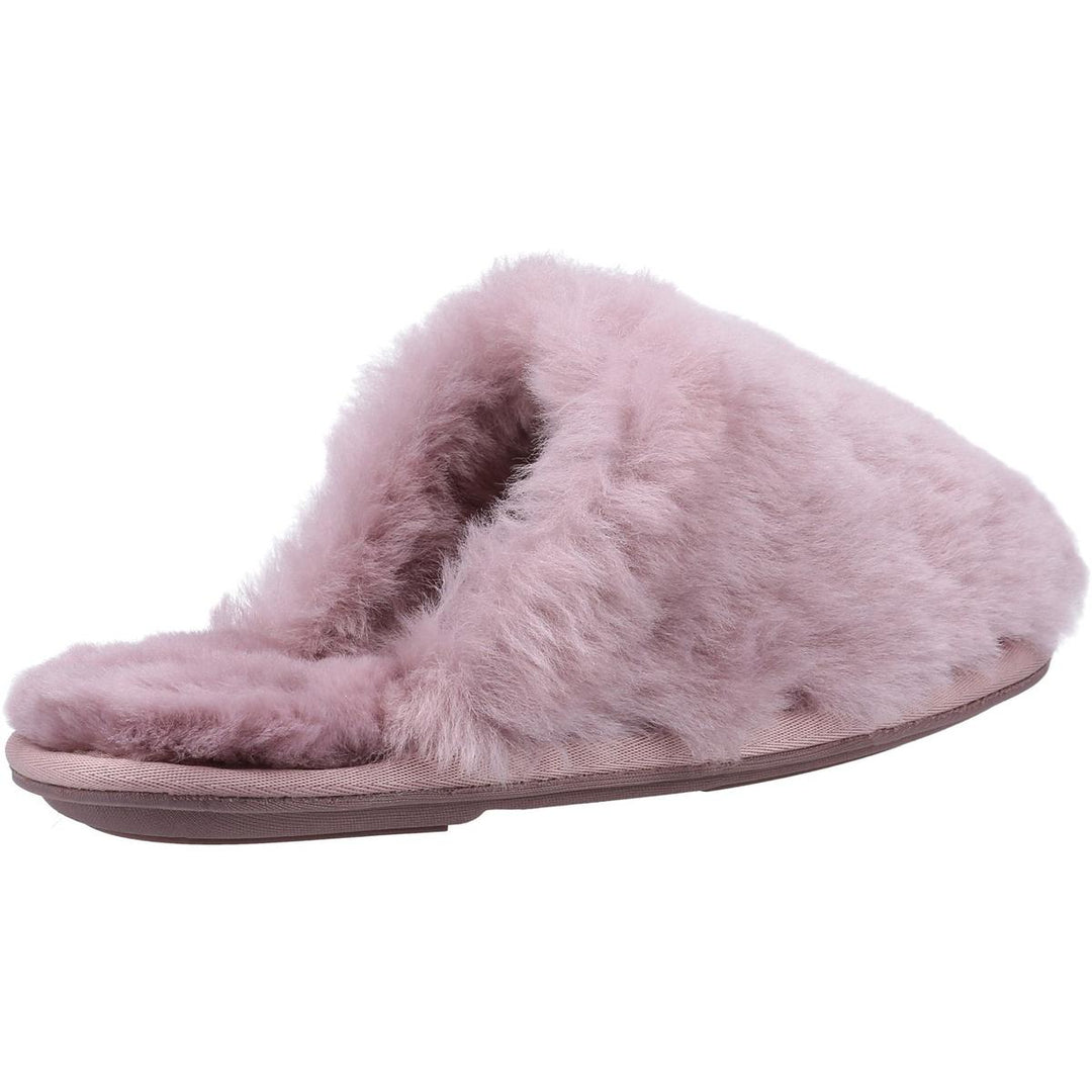 Cotswold Salperton Sheepskin Mule Slipper Pink