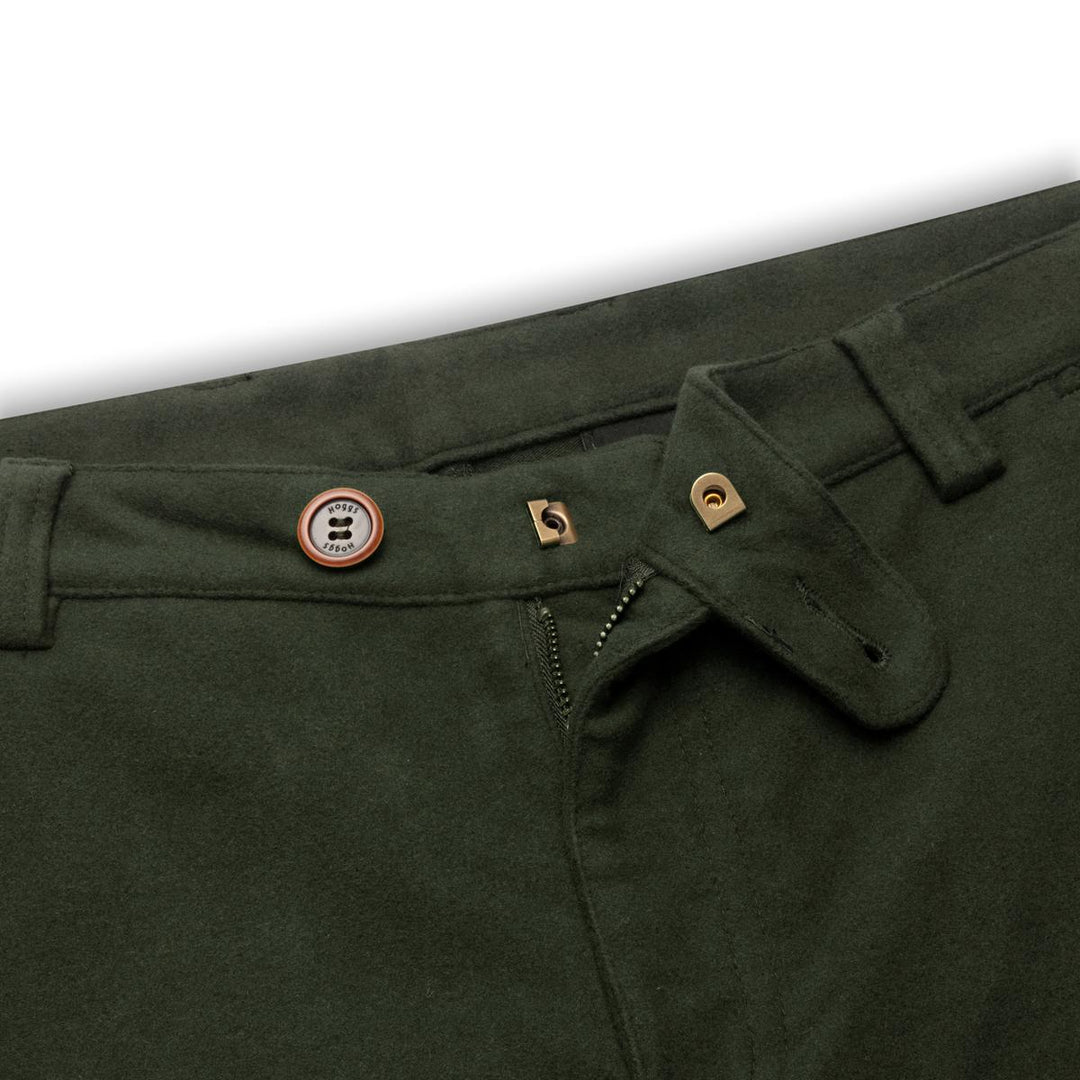 Hoggs of Fife Monarch II Moleskin Jeans - Dark Olive