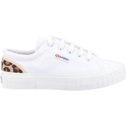 Superga 2630 Stripe Pad Leopard Shoes White/Leopard