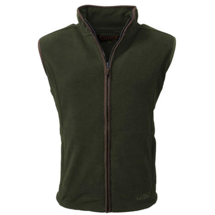 Game Technical Apparel Mens Game Stanton Fleece Gilet - Green