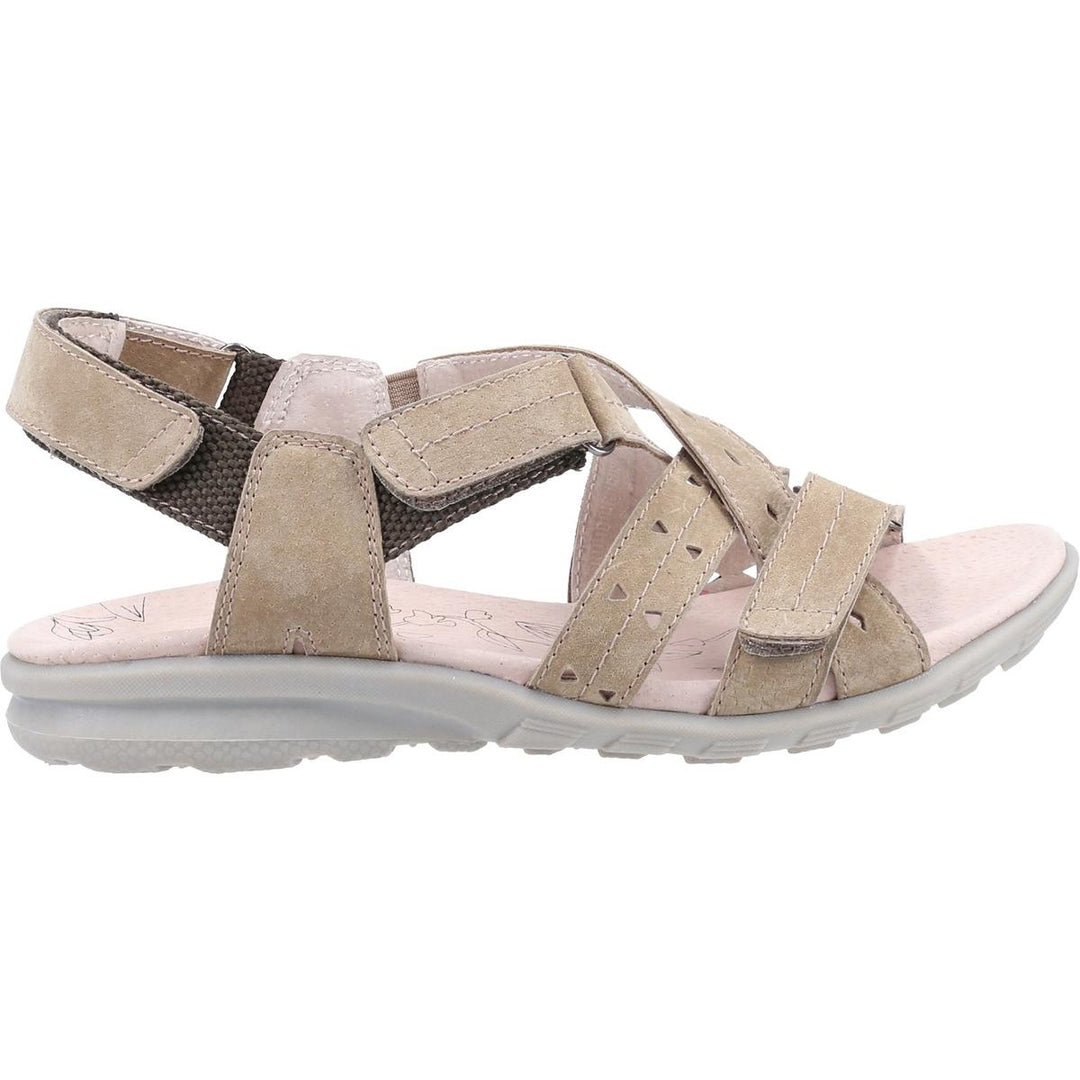 Fleet & Foster Bilbao Leather Summer Sandal Taupe – view 4