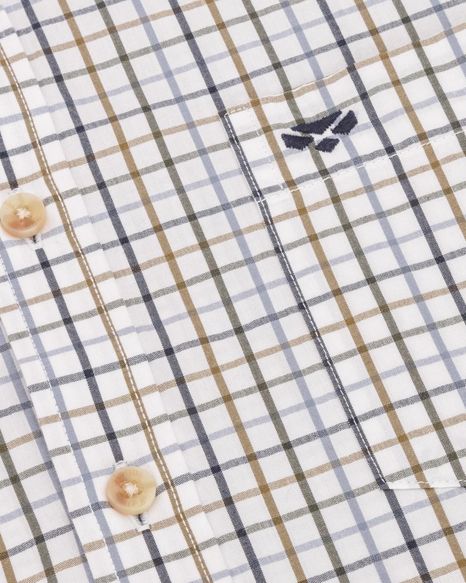 Hoggs of Fife Inverness Cotton Tattersall Shirt