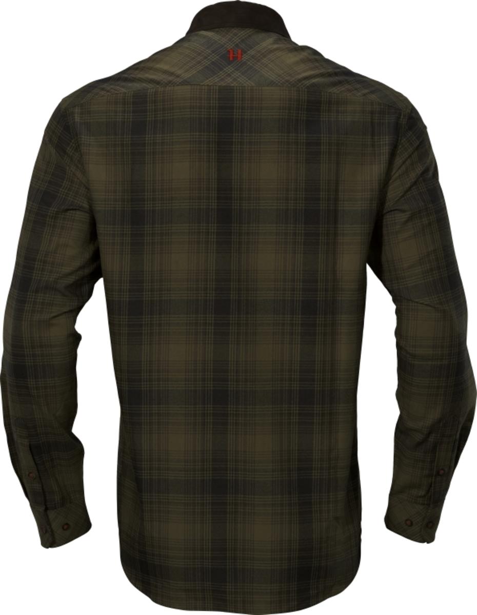 Harkila Driven Hunt flannel shirt Olive green check