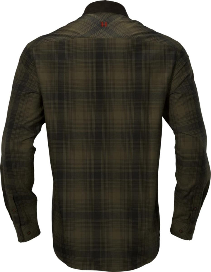 Harkila Driven Hunt flannel shirt Olive green check