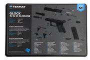 TekMat Glock 42/43 Tekmat Gun Cleaning Mat Blue